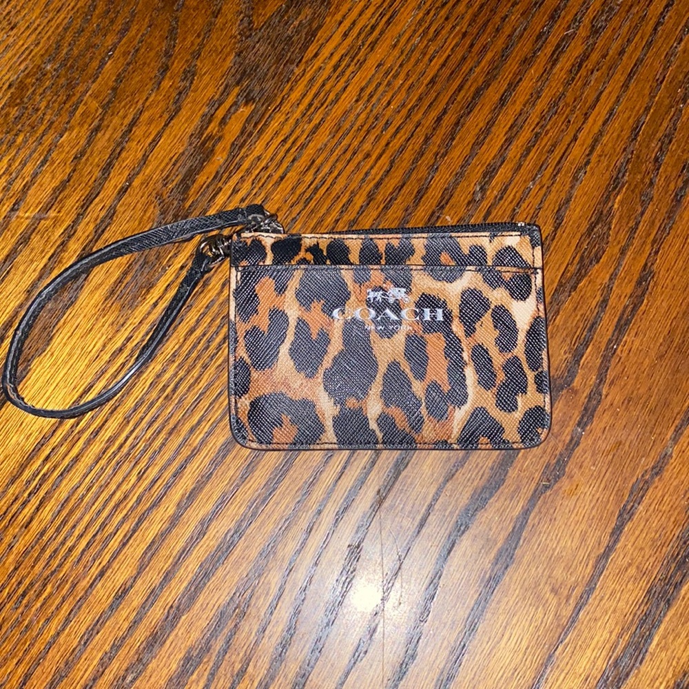 Coach Badge Wristlet Holder